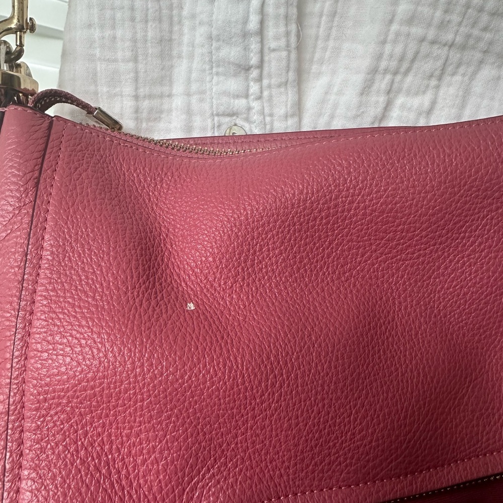 Coach Rose Leather Shoulder Bag - Picture 5 of 7